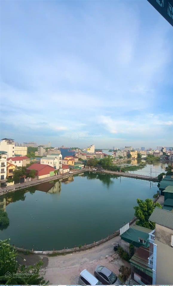 Bán nhà view hồ đầm tranh, thạch bàn, long biên 66m², 7 tầng thang máy, gara 2 ô tô, giá 16,1 tỷ