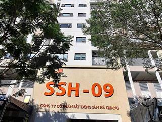 Hiếm căn hộ xã hội ssh09 hà quang 1 , dt 45m gồm 2pn giá 1 tỷ 999 triệu. hướng nam.