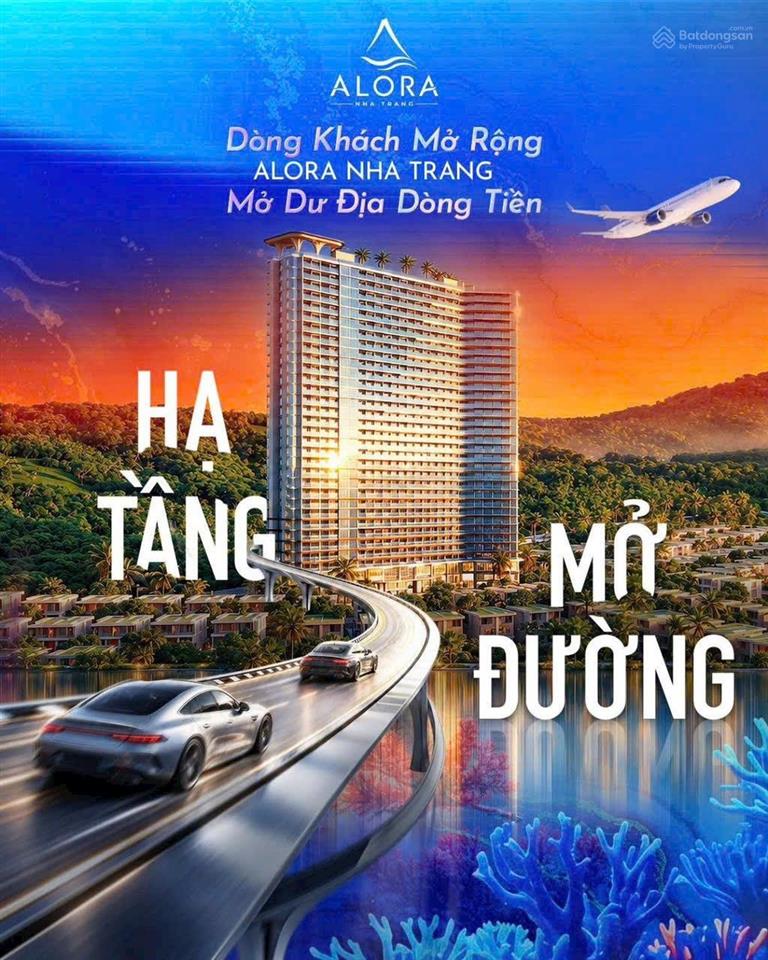 Alora nha trang cơ hội vàng sở hữu ngay căn hộ mặt biển. chỉ 1.65tỷ/ căn
