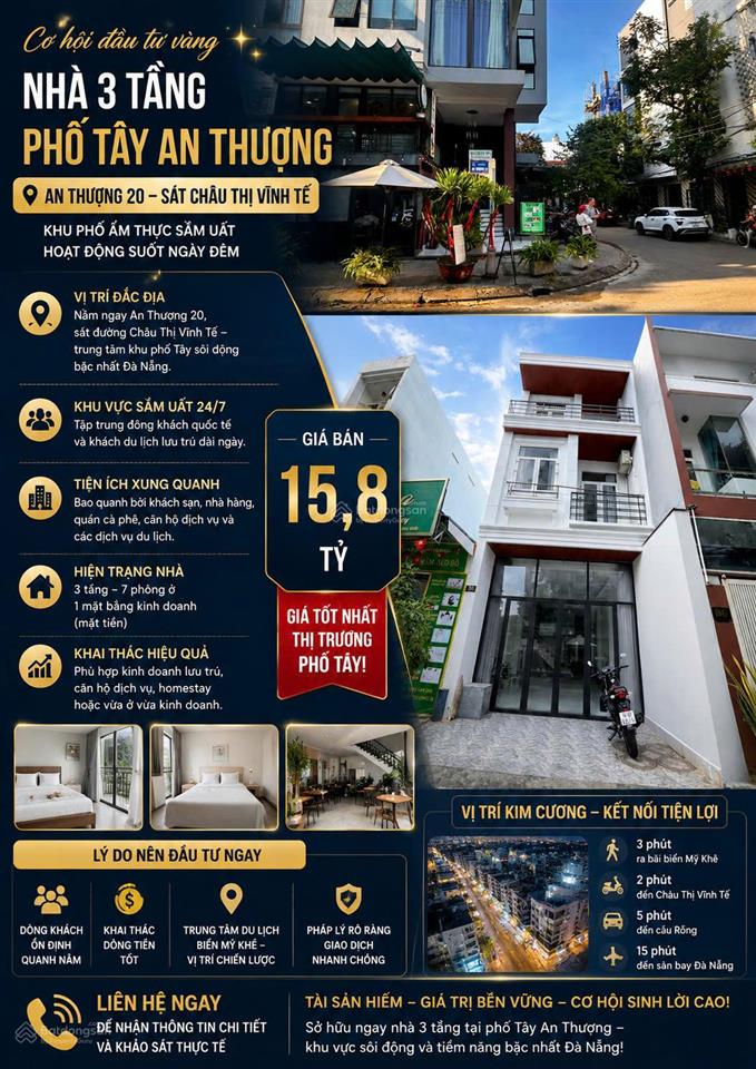 Nhà 3 tầng phố tây an thượng | giá tốt khu vực