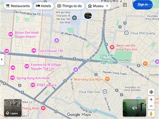 Mặt tiền nguyễn minh hoàng  k300  cpxd hầm 7 tầng