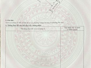 Bán đất tuyến 2 đường Cát Vũ – Tràng Cát dt 75,5m2 $$$ chỉ 28tr/m2 cách mặt đường 20m.