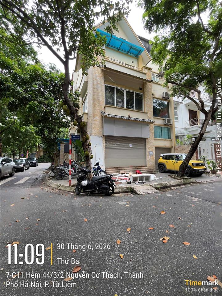 Cho thuê nhà nguyên căn 173m²x 4t góc 2 mặt tiền nguyễn cơ thạch mỹ đình  mt 10m  giá chỉ 45tr/th