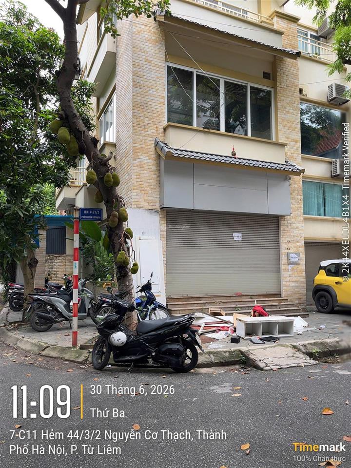 Cho thuê nhà nguyên căn 173m²x 4t góc 2 mặt tiền nguyễn cơ thạch mỹ đình  mt 10m  giá chỉ 45tr/th