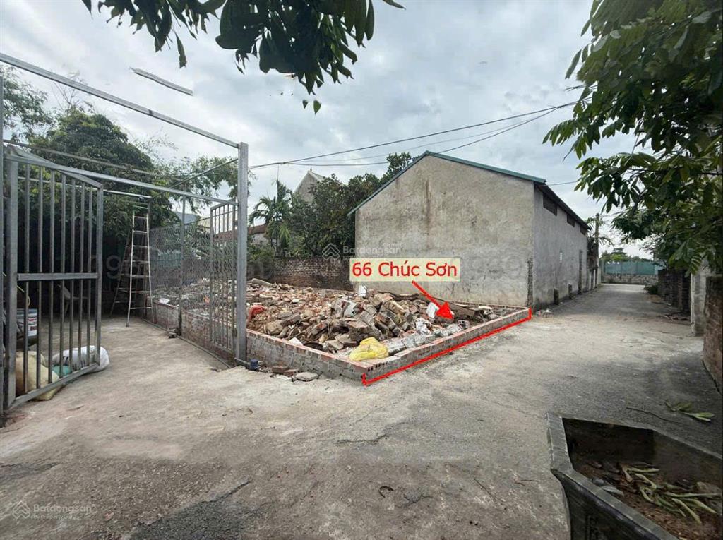 Cắt lỗ mảnh đất tại xóm an phú, chúc sơn 66m2 3 tỷ, hỗ trợ vay