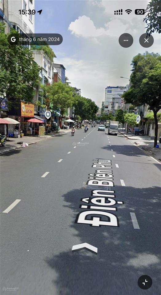 Bán nhà mặt tiền kinh doanh  điện biên phủ quận 10, 91m2(4x24) 4 tầng, lề 4m, có thang máy chờ.