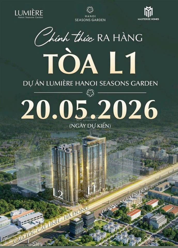 Chính thức ra hàng masterise cao xà lá hanoi seasons garden ngay quỹ ngoại giao siêu hottt