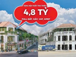 Liền kề sun hà nam giá 4,7 tỷ xây thô hoàn thiện mặt ngoài