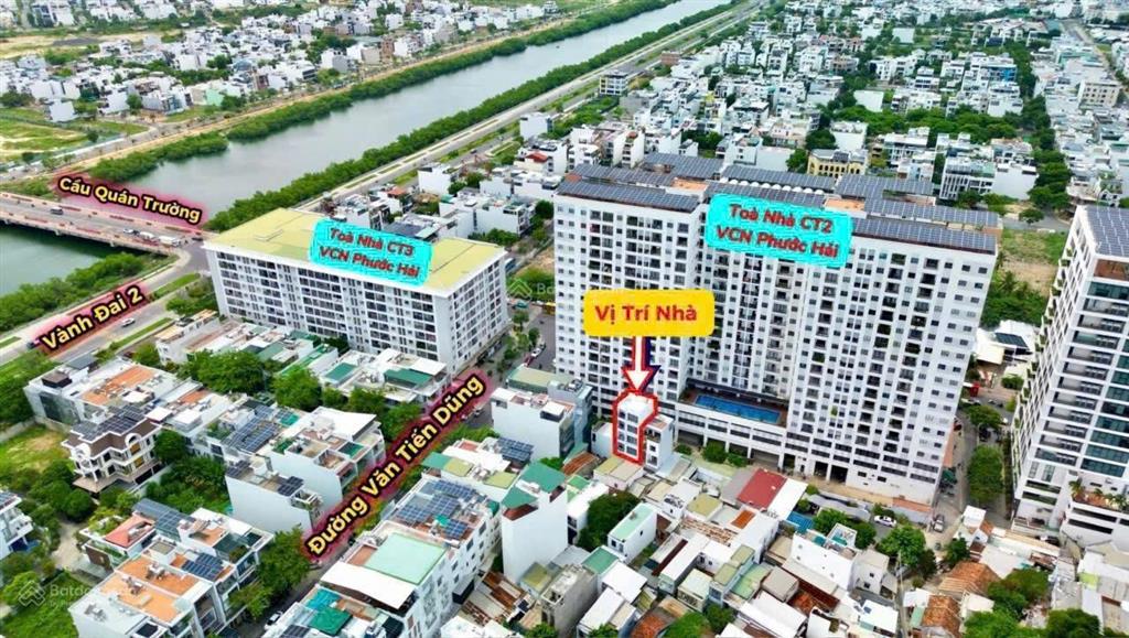 Bán nhà 5 tầng 2 mặt thoáng trung tâm kđt vcn phước hải diện tích đất 45,5m²