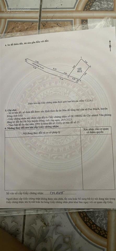 Bán nhà cấp 4 dt 45m giá 3,050tr gần cầu thượng cát xã đại mạch đahn