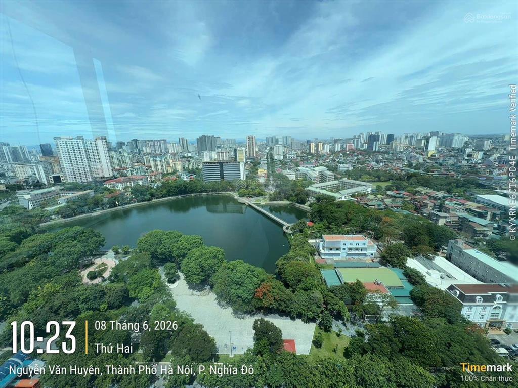Bán căn góc 4 ngủ view hồ nghĩa đô  tặng 5 năm phí dv  tặng 1 chỗ đậu xe định danh  53,9 tỷ