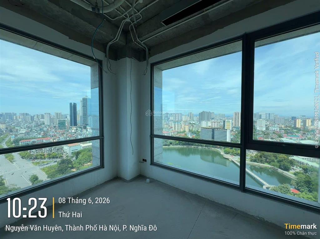 Bán căn góc 4 ngủ view hồ nghĩa đô  tặng 5 năm phí dv  tặng 1 chỗ đậu xe định danh  53,9 tỷ