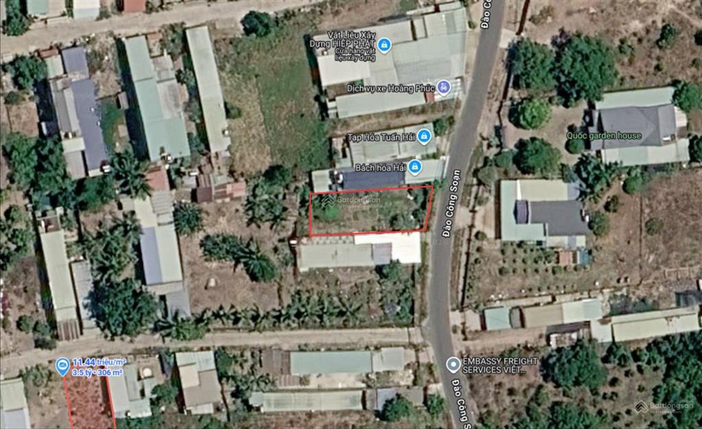Chính chủ cần bán lô đất 246m² mặt tiền số 82 đường đào công soạn