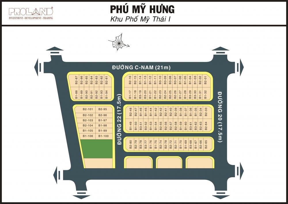 Bán biệt thự phú mỹ hưng, mỹ thái 1, diện tích 200 m², giá 42 tỷ, nổi bật thị trường hiếm có