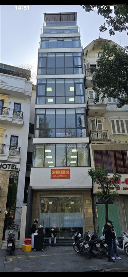 Thuê cả tòa 8 tầng, mặt đường 23b nguyễn đình chiểu,hai bà trưng,hà nội (view cv thống nhấtlenin)