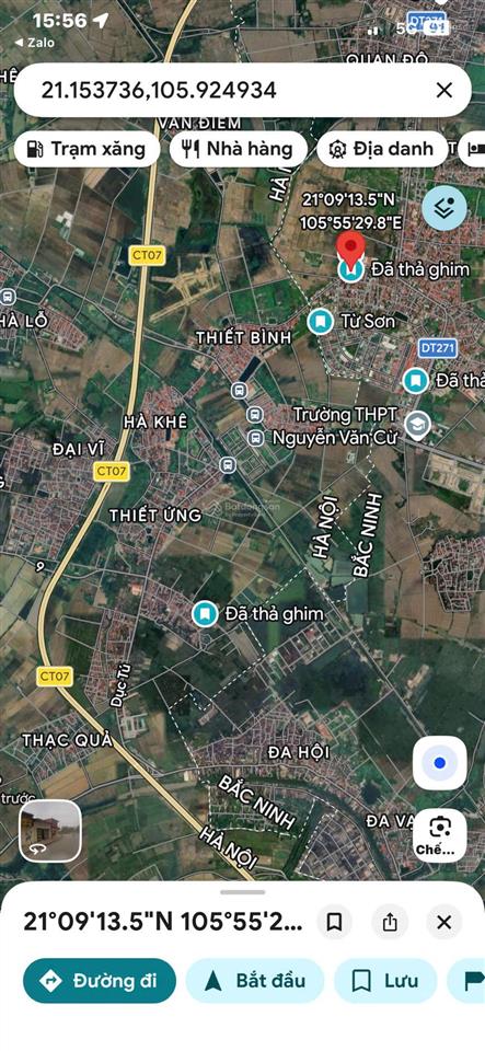Bán đất trục chính kim thiều, phường phù khê, bắc ninh, sẵn lán xưởng, hơn 6 tỷ