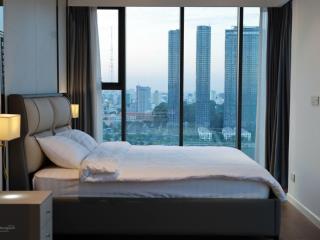 Cho thuê the crest metropole 3 phòng ngủ tầng cao view sông, cầu bason, view tòa saigon marina ifc