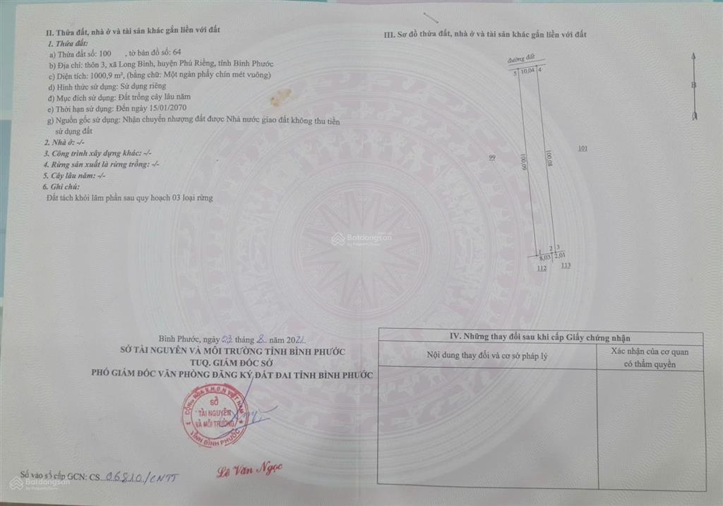 Cần bán đất đẹp xã long bình, phú riềng, bình phước, giá chỉ 170 triệu