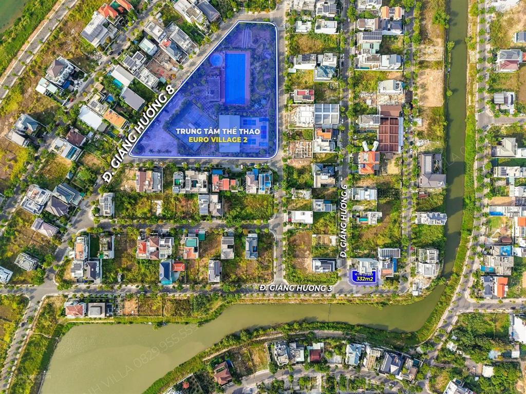 Hàng hiếm  đất biệt thự giáng hương 3, euro village 2