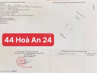 Bán đất đẹp đối diện công viên  hoà an 24