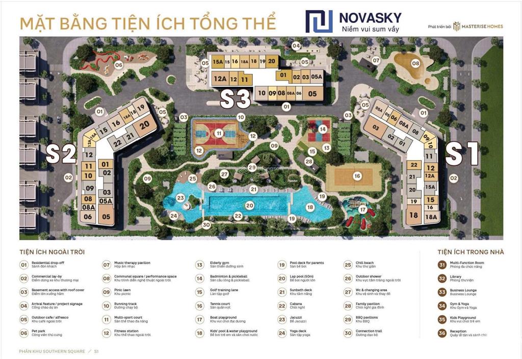 Chính chủ bán căn 1n+ toà s3 phân khu southern square  dự án masteri trinity square, oceanpark2