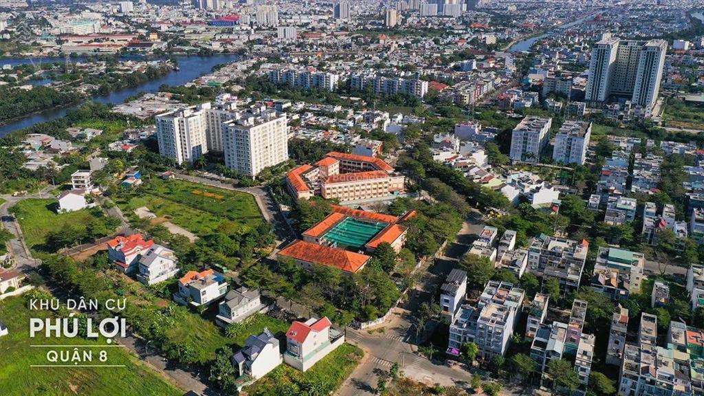 Bán đất nền biệt thự quận 8, sổ sẵn khu dân cư phú lợi, 240m2 giá 10,4 tỷ