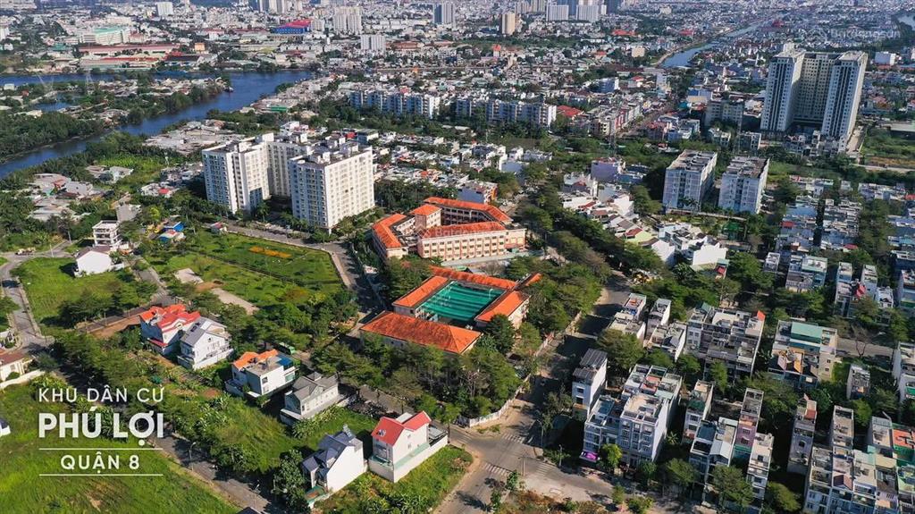 Bán đất nền biệt thự quận 8, sổ sẵn khu dân cư phú lợi, 240m2 giá 10,4 tỷ