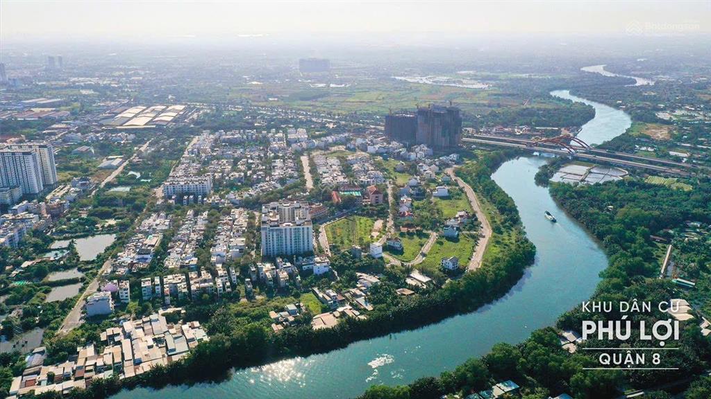 Bán đất nền biệt thự quận 8, sổ sẵn khu dân cư phú lợi, 240m2 giá 10,4 tỷ
