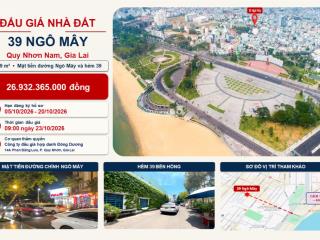 Bán nhà 2 mặt tiền 39 ngô mây  trung tâm biển quy nhơn