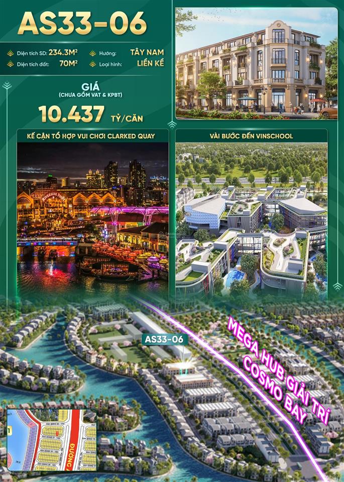 Nhà phố liền kề dự án biển vinhome green paradise cần giờ giá tốt của giỏ hàng 11ty200