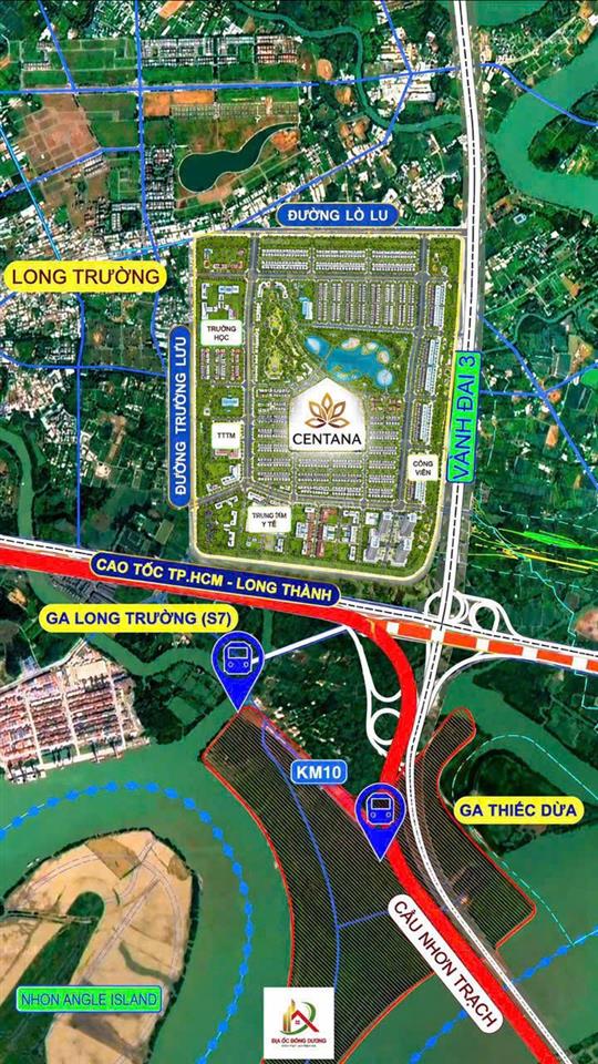 Cần bán lô đất đẹp khu dự án centana trường lưu quận 9, dt 96,5m2 giá chỉ 8.5 tỷ có thương lượng