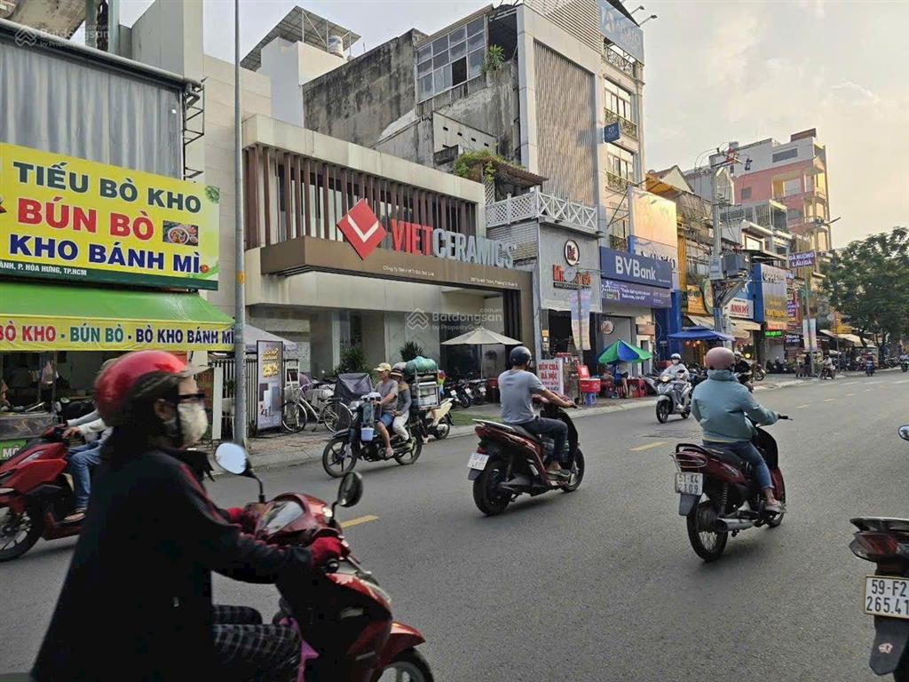 Cho thuê nhà 2mt tô hiến thành, dt 12m x 40m, 1 trệt, 1 lầu, quận 10
