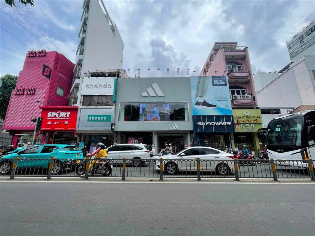 Cho thuê nhà mt hai bà trưng, dt 10m x 15m, 1 trệt, 2 lầu, quận 3
