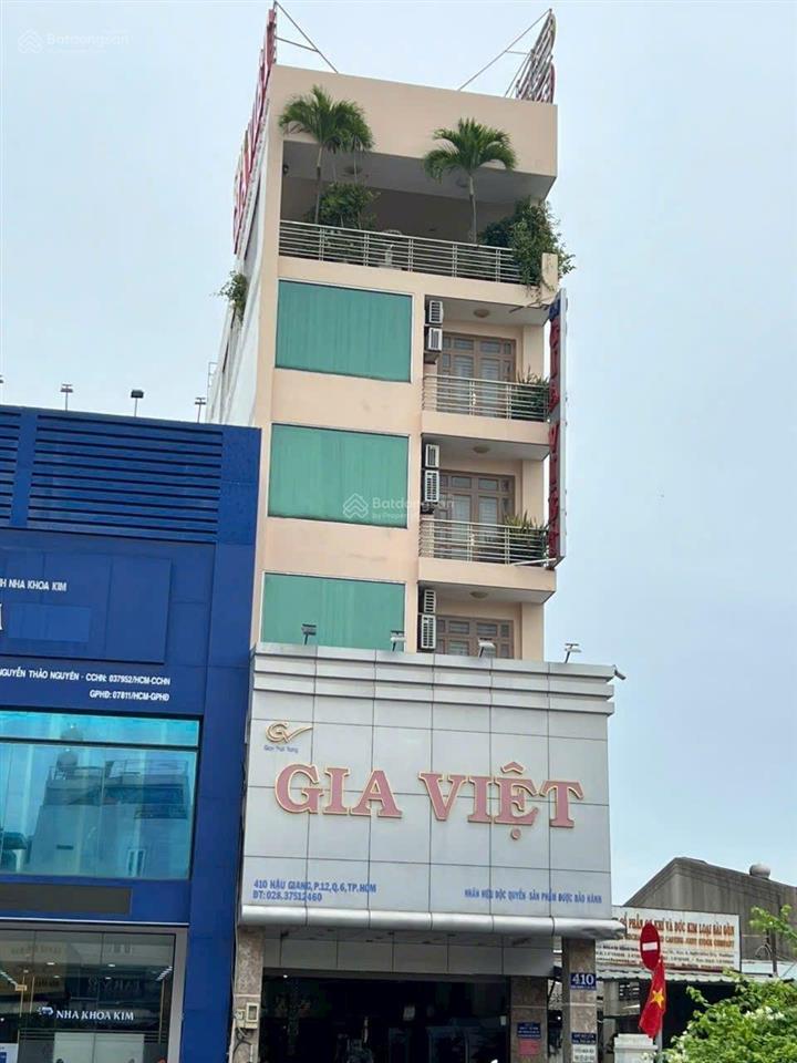 Cho thuê nhà mt hậu giang, dt 7m x 25m, 1 trệt, 5 lầu, quận 6