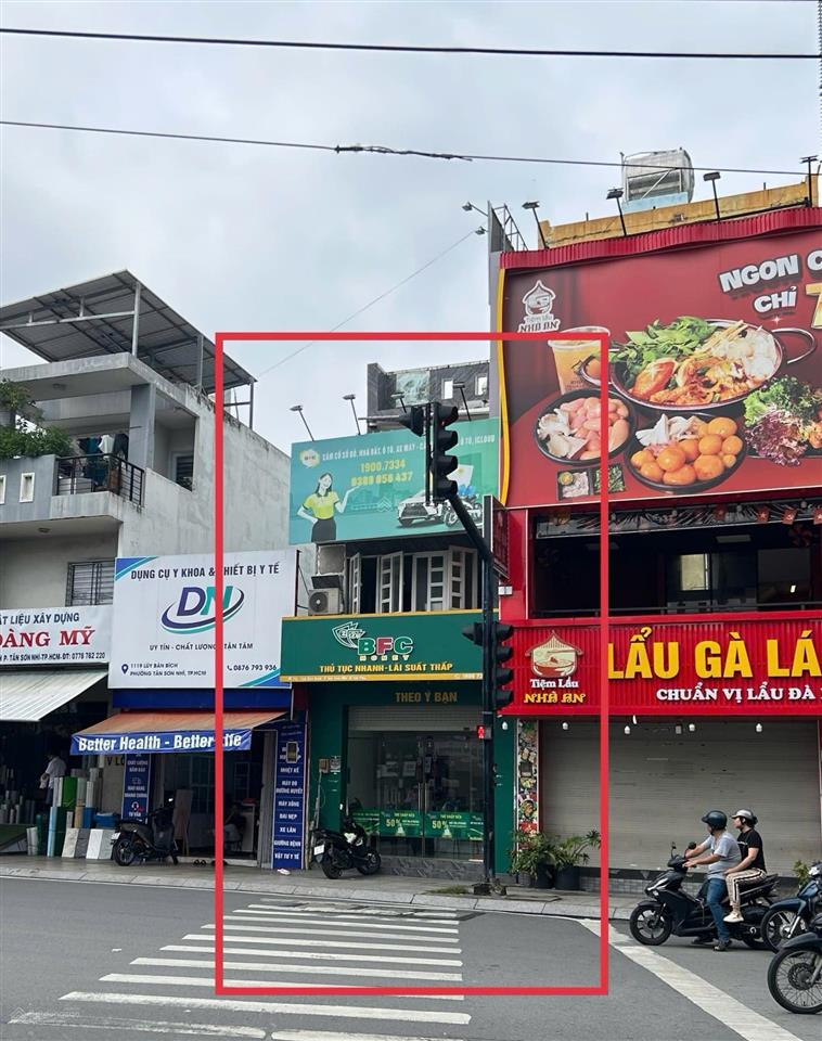 Cho thuê nhà mt lũy bán bích, dt 4m x 13m, 1 trệt, 1 lầu, tân phú