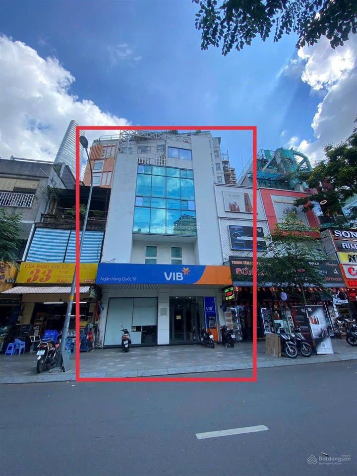 Cho thuê nhà mt huỳnh thúc kháng, dt 8m x 15m, 1 trệt, 4 lầu, quận 1