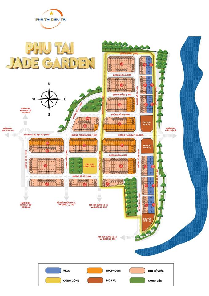 Đất nền phú tài jade garden giá tốt trong phân khúc khu đô thị