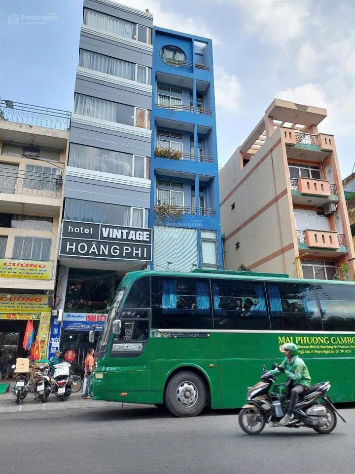 Bán nhà mặt tiền phạm ngũ lão quận 1 (phường bến thành) 4 x 15m, 5 lầu  st