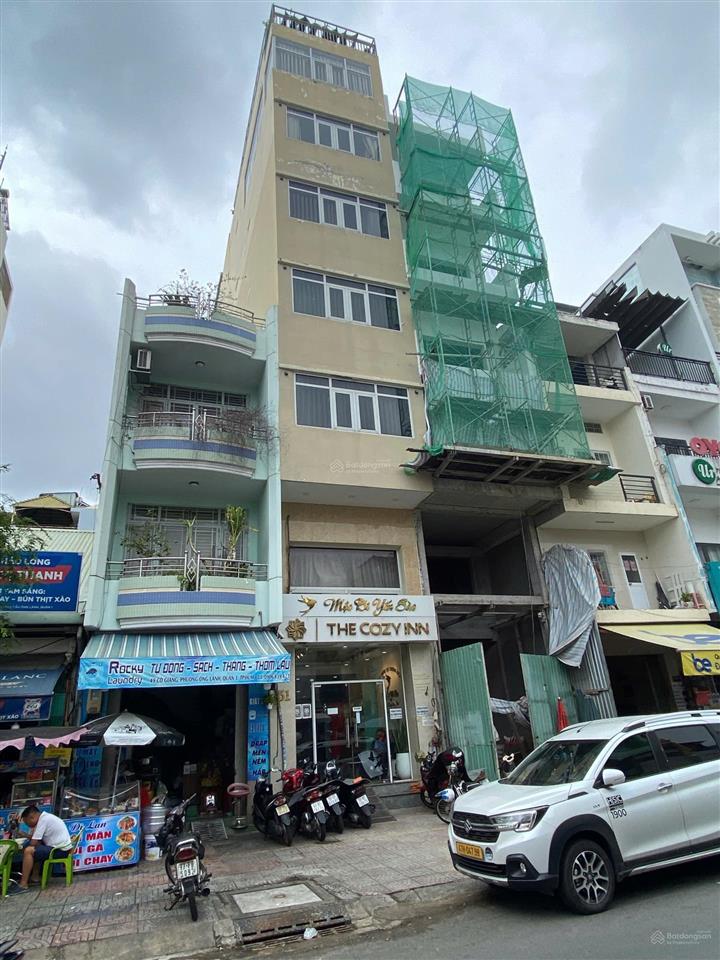 Bán gấp nhà mặt tiền lãnh bình thăng p. phú thọ dt 4 x 23m, 4 lầu