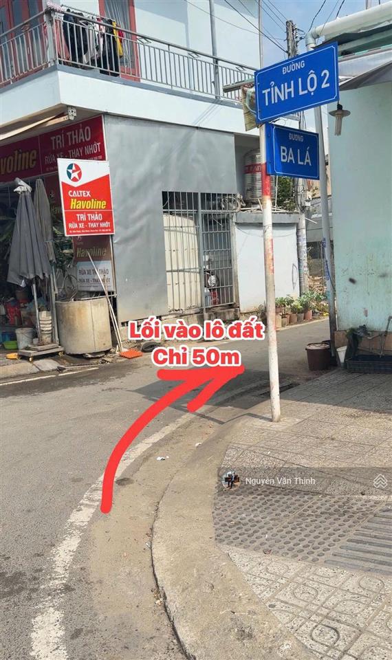Bán lô đất sát chợ diên phước ngay ngã tư bót bà lá 91,4m2 979tr