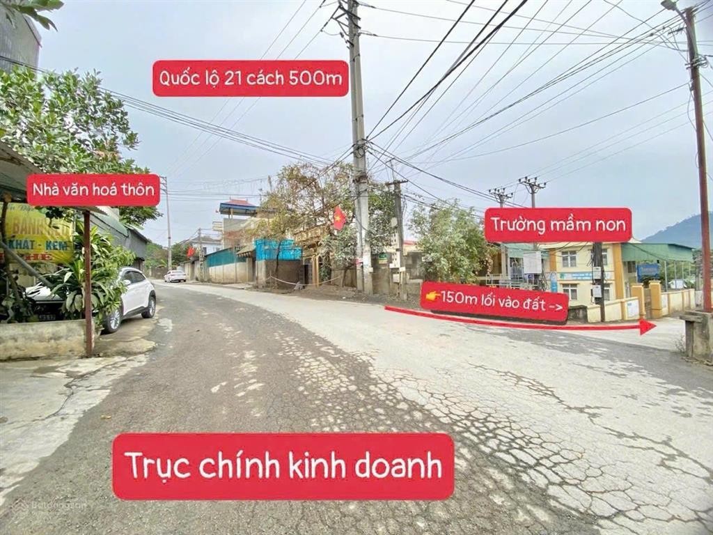 Đất lô góc kinh doanh  450 tr