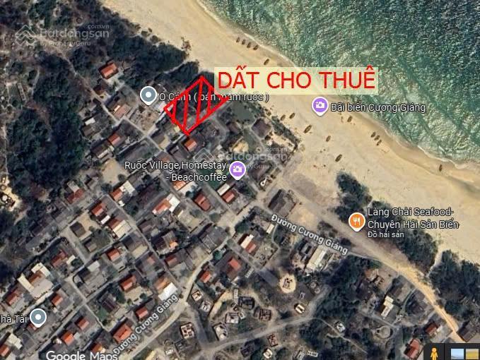 Cho thuê đất biển cương giáng, phong quảng, huế