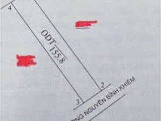 Mặt tiền nguyễn bỉnh khiêm gần cầu vượt đông hải