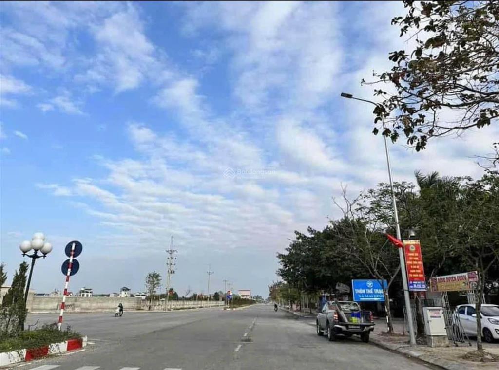 Đất mặt tiền đường võ nguyên giáp kéo dài rộng 40m  đối diện kcn cn3  hương đình  100m2