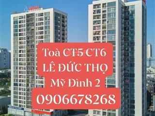 Bán cc 3pn, 2wc, 98m2 tại chung cư ct5ct6 lê đức thọ, 8,05 tỷ