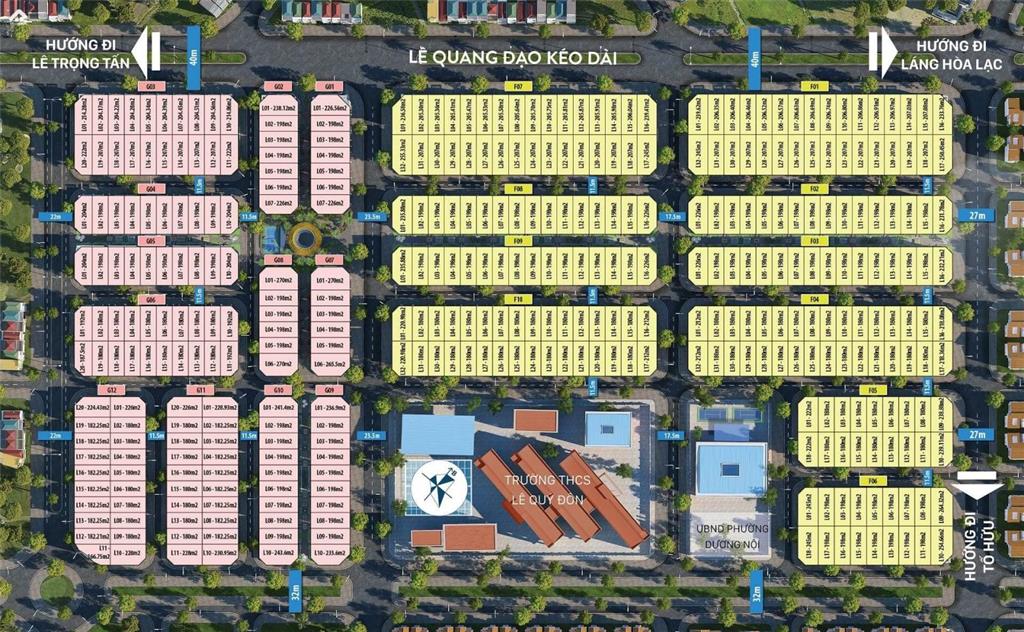 Bán nhanh căn góc 3 mặt tiền an quý 226m giá công khai 41 tỷ