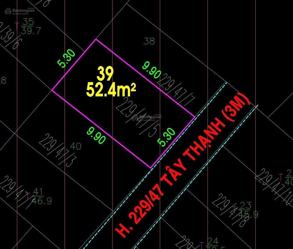 Ngang 5.3m hiếm giá tốt khu vip tây thạnh  2 tầng 3pn2wc gần aeon  cụm trường học  sân bay