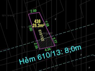 Bán nhà gần mặt tiền đường  aeon tân phú 4*9m giá thương lượng