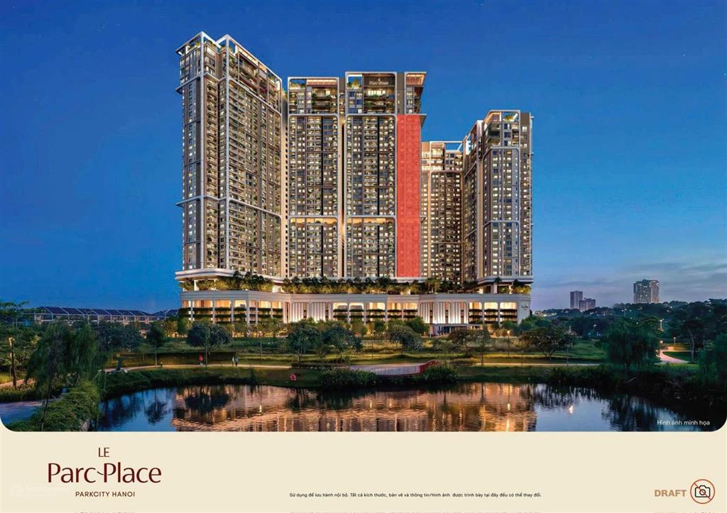 Siêu hiếm  căn hộ góc 2 mặt thoáng 3pn + 1 (158.8m2  căn e) view trọn công viên  hồ điều hòa