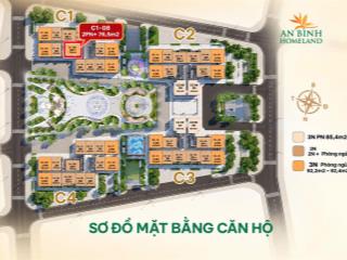 Chính chủ cắt lỗ 500tr an bình homeland căn hộ abh10708 (c10708)
